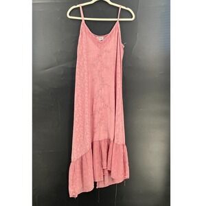 Encounter Pink Hippy boho fairycore festival Embroidered Dress Free Size M L